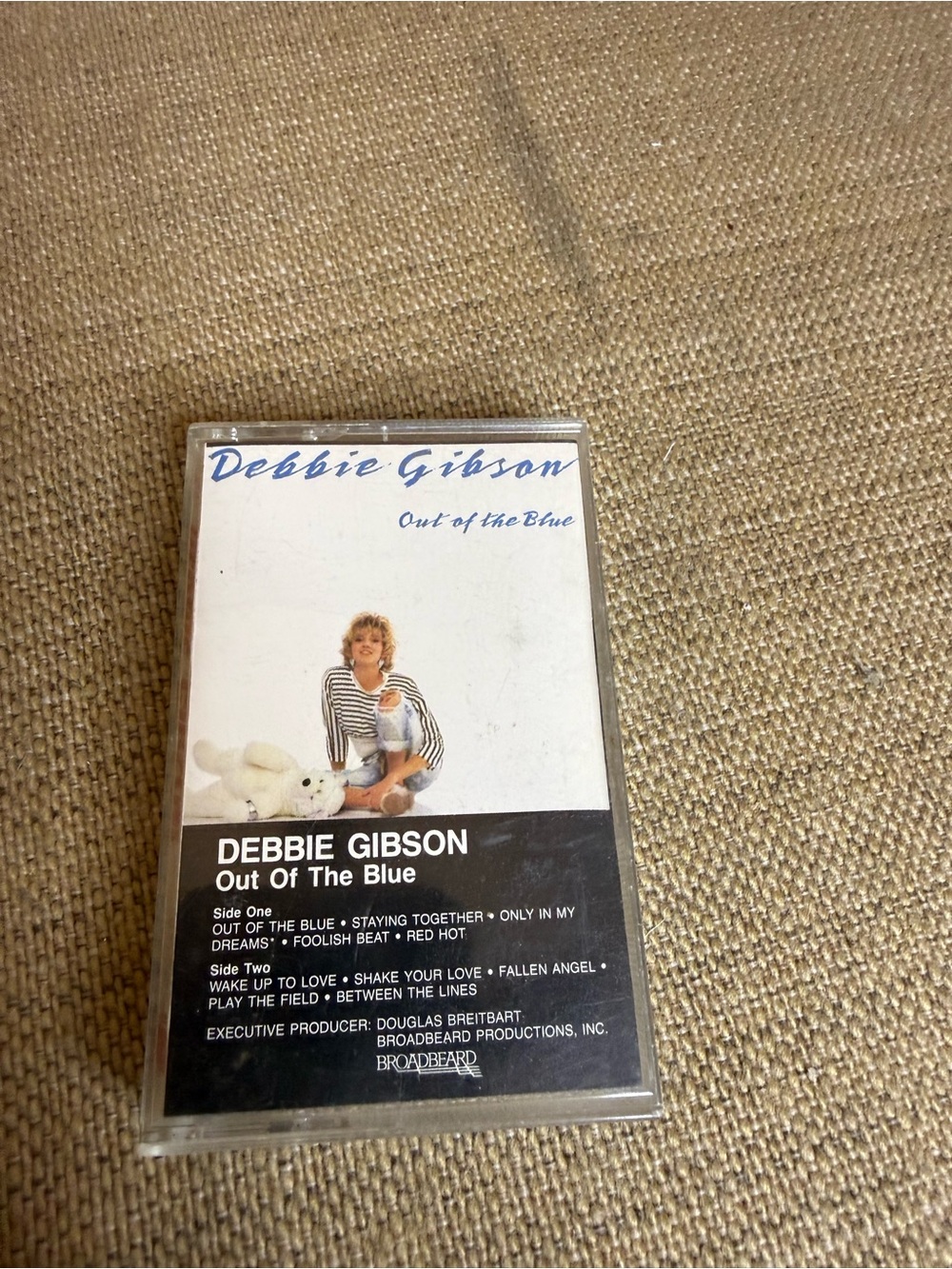 1980s- Debbie Gibson "Out of the Blue" Cassette Tape (used)